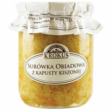 Surówka Obiadowa z Kapusty Kiszonej 500 g - Krokus