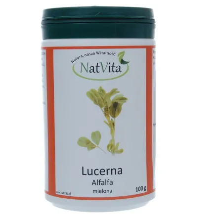 Alfalfa - Lucerna Proszek 100g -  Natvita