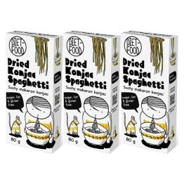 3 x Suchy Makaron Konjac Spaghetti 80 g - Diet-Food