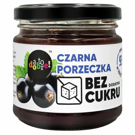 Czarna Porzeczka Bez Dodatku Cukru 195 g - A To Dobre!