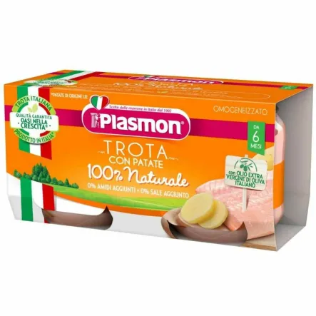 Obiadek Pstrąg z Ziemniaczkami 160 g (2x 80 g) - PLASMON 