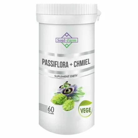 Passiflora + Chmiel 60 Kapsułek - Soul-Farm
