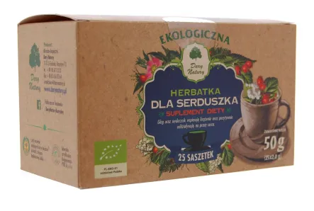 Herbatka dla Serduszka Eko 25 x 2 g Dary Natury