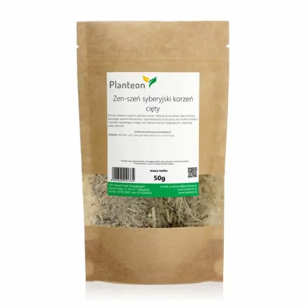 Żeń-Szeń Syberyjski Korzeń Cięty 50 g - Planteon