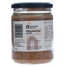 Pasta z Migdałów 500 g - Naturalnie Zdrowe