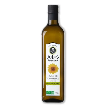 Olej Słonecznikowy Virgin  Bio 750 ml - Jules Brochenin