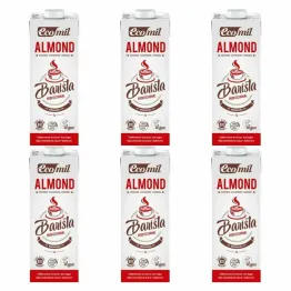 6 x Napój Migdałowy Barista Bezglutenowy UHT Bio 1 l - Ecomil
