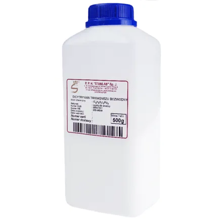 Cytrynian Magnezu - Dicytrynian Trimagnezu Bezwodny CZDA 500 g Stanlab 