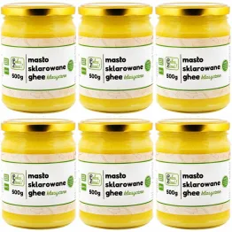 6 x Masło Sklarowane Ghee 500 g - Palce Lizać