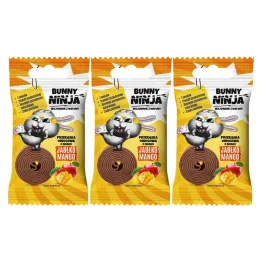 3 x Przekąska Owocowa o Smaku Jabłko - Mango 15 g - Bunny Ninja
