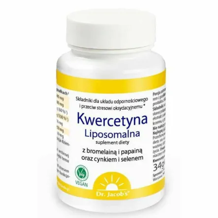 Kwercetyna Liposomalna 60 Kapsułek - Dr. Jacob's
