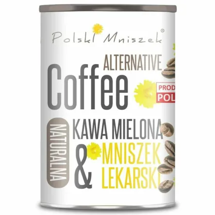 Kawa Mielona Bezkofeinowa + Korzeń Mniszka Lekarskiego 150 g - Polski Mniszek