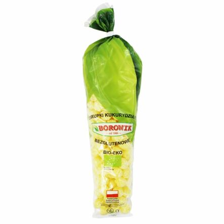 Chrupki Kukurydziane (Kolba) Bezglutenowe Bio 60 g - Borowik