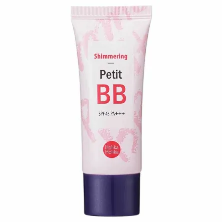 Rozświetlający Krem BB z Filtrem SPF 45 PA+++ Petit BB Shimmering 30 ml - Holika Holika