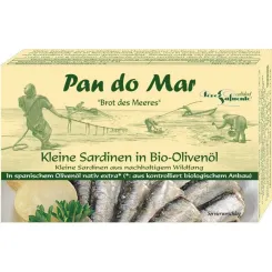 Sardynki w Bio Oliwie z Oliwek 120 g (90 g)  - Pan Do Mar