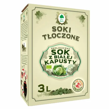 Sok z Białej Kapusty Eko 3 l - Dary Natury