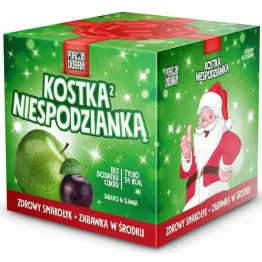 Kostka Świąteczna z Niespodzianką Jabłko i Śliwka 16 g - Porcja Dobra