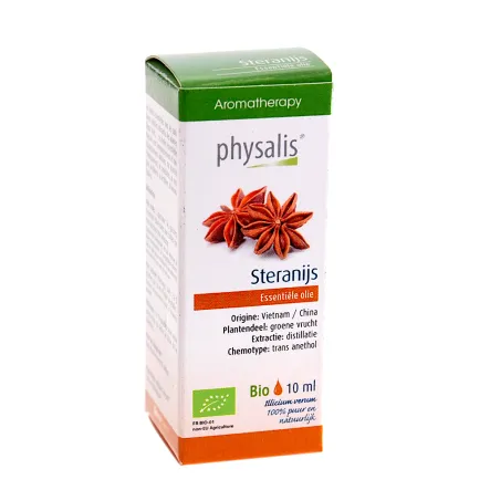 Olejek Eteryczny Steranijs Anyż Gwiaździsty Bio 10 ml Physalis