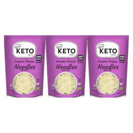 3 x Makaron Keto (Konjac Typu Noodle do Woka) Bio 270 g - Keto Chef