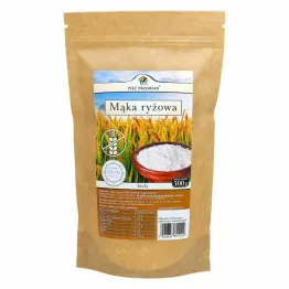 Mąka Ryżowa Biała Bezglutenowa 500 g - Pięć Przemian