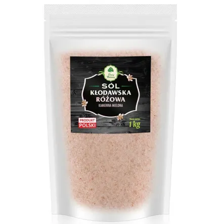Sól Kłodawska Różowa Mielona 1 kg - Dary Natury