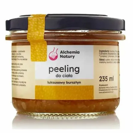 Peeling do Ciała LUKSUSOWY BURSZTYN 235 ml - Alchemia Natury