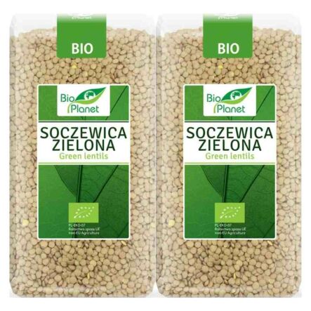 2 x Soczewica Zielona Bio 500 g - Bio Planet