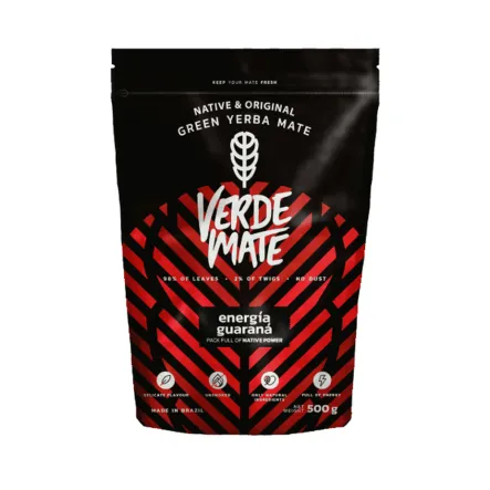 Yerba Mate Verde Green Energia Guarana 500 g Venusti
