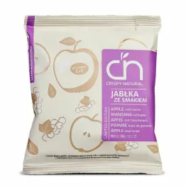 Jabłko Suszone z Sokiem z Czarnych Porzeczek 18 g - Crispy Natural