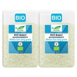 2 x Ryż Biały Długoziarnisty Bezglutenowy Bio 2 kg - Bio Planet