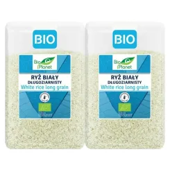 2 x Ryż Biały Długoziarnisty Bezglutenowy Bio 2 kg - Bio Planet
