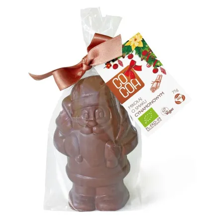 Mikołaj o Smaku Cynamonowym Bio 75 g - COCOA - Przecena Krótka Data Minimalnej Trwałości