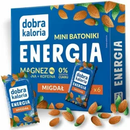 Mini Batoniki Energia Migdał 102 g (6x 17 g) - Dobra Kaloria