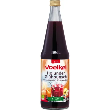 Rozgrzewający Poncz Z Czarnego Bzu 0,7L Bio Voelke