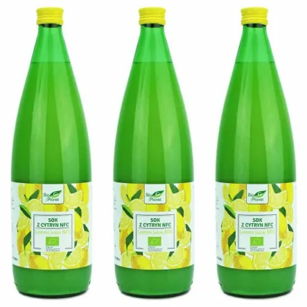 3 x Sok z Cytryn NFC Bio 1 l - Bio Planet