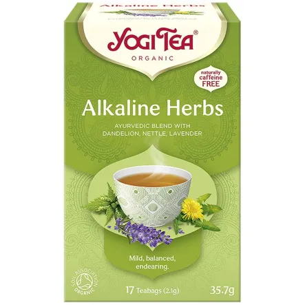 Herbatka Zioła Alkaliczne Bio 35,7 g (17x 2,1 g) - Yogi Tea