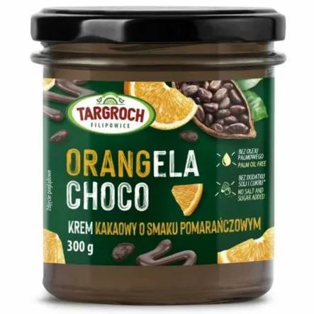 Krem ORANGELA CHOCO Smaku Pomarańczowym 300 g - Targroch