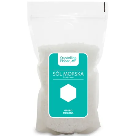 Sól Morska Grubo Mielona 1 kg - Crystalline Planet