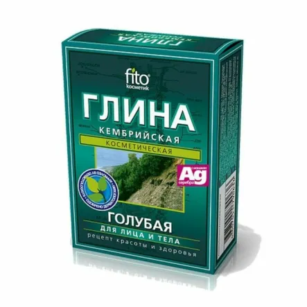 Glinka do Twarzy i Ciała Błękitna Kambryjska 100 g Fito - Wyprzedaż