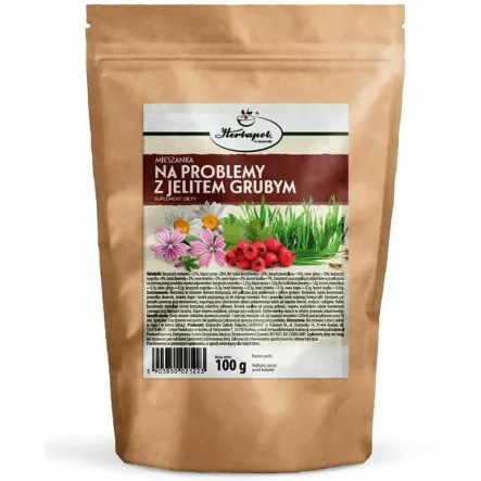 Mieszanka NA PROBLEMY Z JELITEM GRUBYM 100 g - Herbapol Kraków