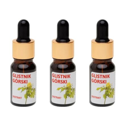 3 x Glistnik Górski Ekstrakt 10 ml