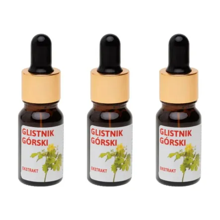 3 x Glistnik Górski Ekstrakt 10 ml