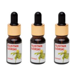 3 x Glistnik Górski Ekstrakt 10 ml