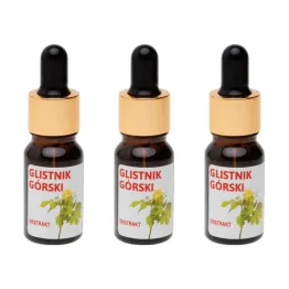 3 x Glistnik Górski Ekstrakt 10 ml