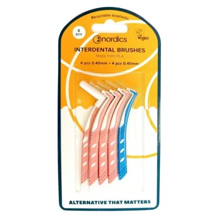 Szczoteczki do Czyszczenia Przestrzeni Międzyzębowych 8 Sztuk - Nordics
