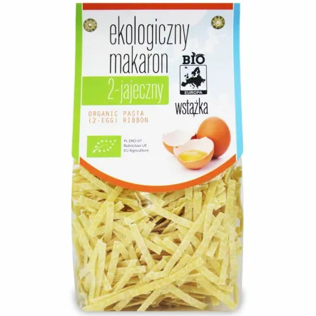 Makaron 2-Jajeczny Wstążka Bio 250 g - Bio Europa