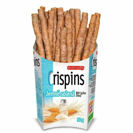 Paluszki Żytnie Solone BIO 50 g - CRISPINS