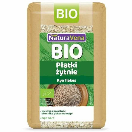 Płatki Żytnie Bio 300 g - NaturAvena