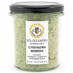 Sól do Kąpieli Cytrynowa Werbena 350 g - Miodowa Mydlarnia