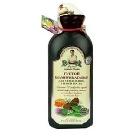 Szampon  Ziołowy Gęsty Do Włosów Cienkich I Osłabionych 350 ml Agafji